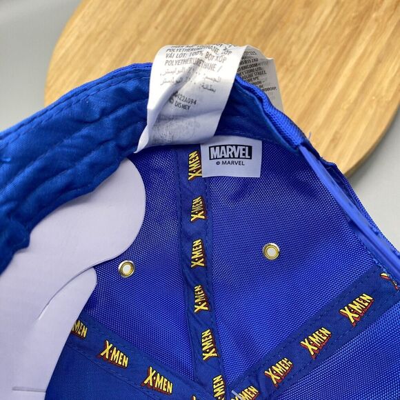 X-Men Disney D23 Expo Exclusive Hat Blue Yellow 2 Pins Marvel Xavier Animated - Picture 11 of 14